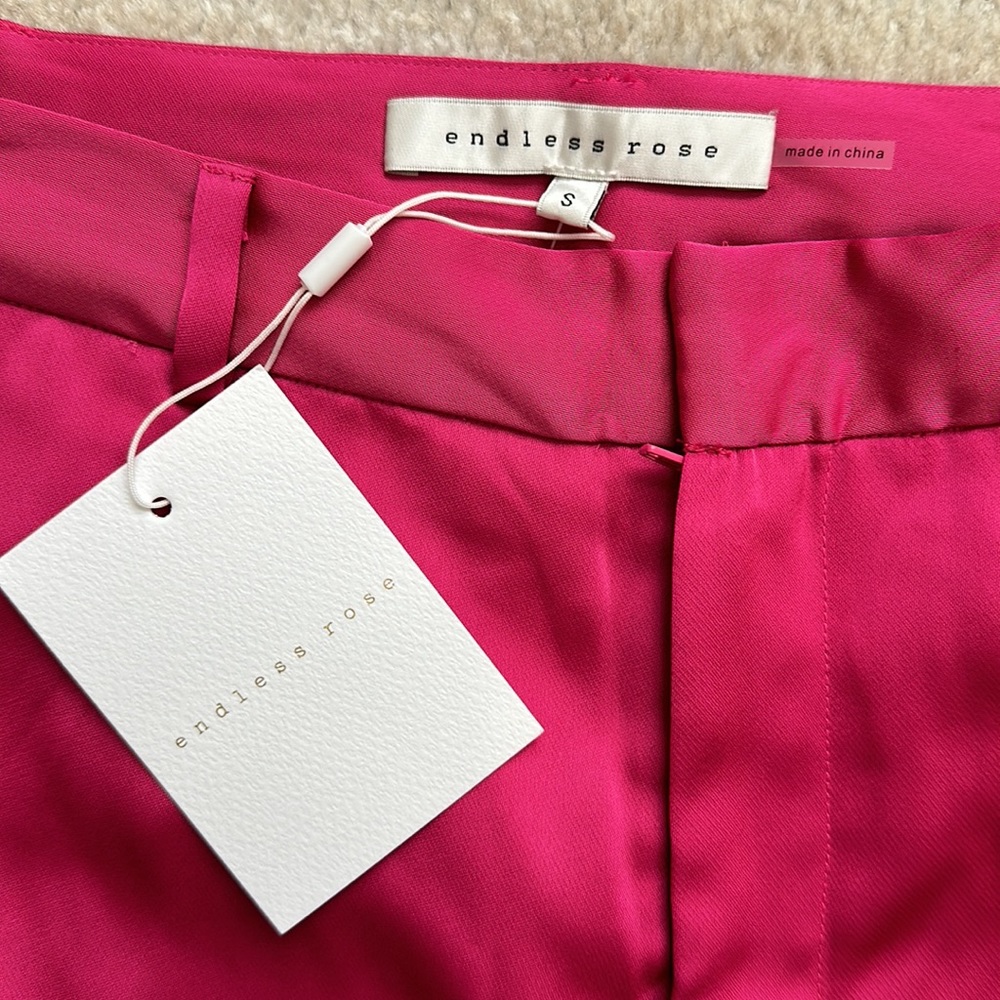 ENDLESS ROSE Pants | Small | Satin Effect - Picture 2 of 5